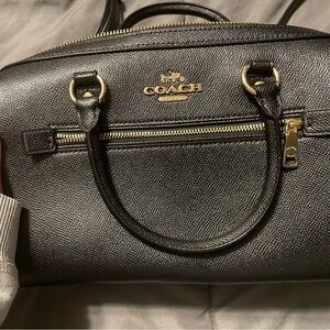 Coach Black Leather Bag